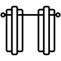 Curtain Outline Icon