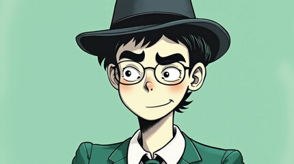 Fauvist Portrait of a Teacher Drawing