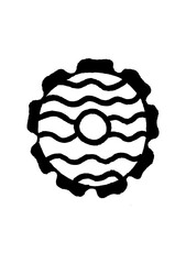 vector illustration of a black and white background