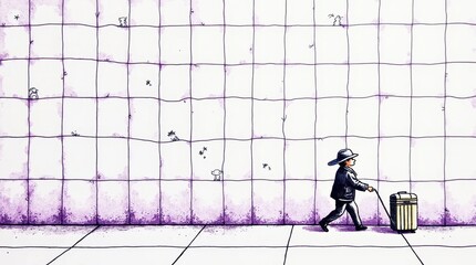 Contemporary Artist's Interpretation of Travel