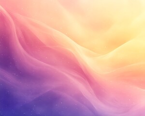 Pastel-themed background featuring a hazy, soft-focus gradient of peach, lavender, and buttercream yellow for a soothing effect