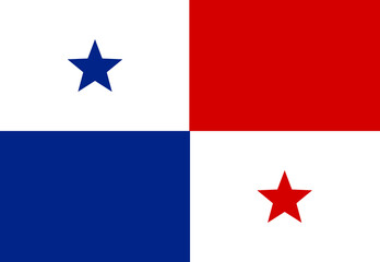 panama flag illustrator national