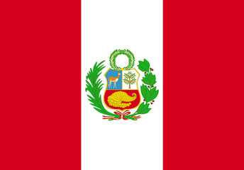peru flag illustrator national © Beibeinside