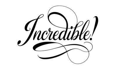 Incredible  Appreciation quotes Calligraphy & Stylish Script Typography Lettering 