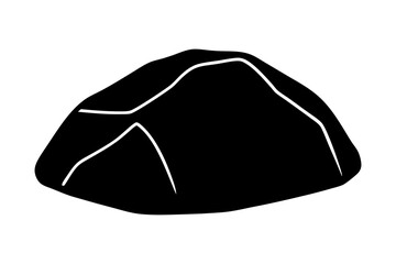 Boulder Cartoon Rock Icon Natural Element Illustrations for Creative Designs