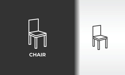 Chair Vector, Icon Or Logo Sign Isolated Symbol Illustration