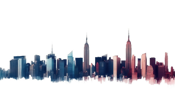 High rise buildings in the city