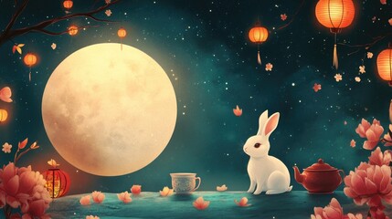 Celebrating the Mid-Autumn Festival: Joyful Mooncake Traditions, Lantern Lights, and Pomelo Delights Under the Moonlit Night