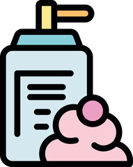 Shaving foam or cream being dispensed from a pump bottle, offering a luxurious and comfortable shaving experience