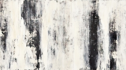 Obraz premium Grunge textured background with black and white brushstrokes