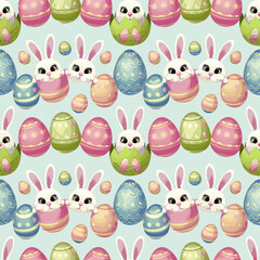 easter, egg, spring, holiday, pattern, vector, decoration, illustration, celebration, eggs, flower, grass, season, seamless, cute, design, colorful, card, nature, wallpaper, green, cartoon, color, sym