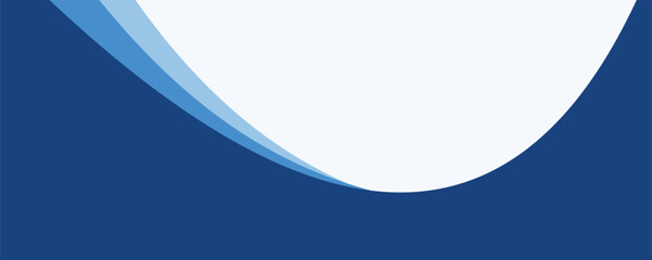 Minimalistic Blue Wave Abstract Background