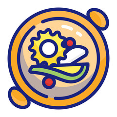 Sancocho Soup with Ingredients and Bowl