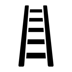 Step Ladder Glyph Icon Design