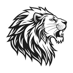 lion head vector illustration