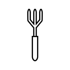 Garden trowel icon vector. Garden tool illustration sign. Tool symbol or logo.