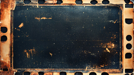 Dusty scratched and scanned old film texture with scratches