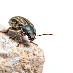 Fototapeta premium colorado potato beetle isolated on white background
