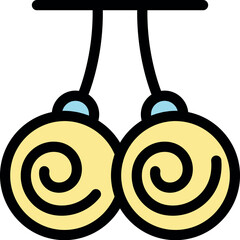 Festive christmas baubles hanging, adding a touch of holiday cheer to the winter season