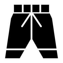Shorts Vector Glyph Icon Design