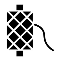 Thread Vector Glyph Icon Design