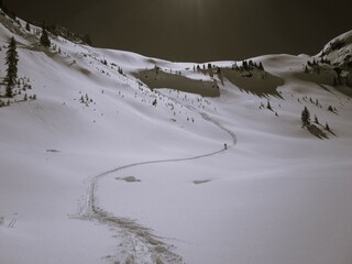 Heli-skiing near Telluride in Colorado