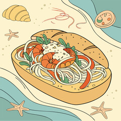  Seafood Deluxe – A Premium Ocean-Inspired Pizza