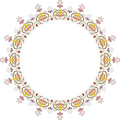 Indian Traditional and Cultural Rangoli, Alpona, Kolam, or Paisley vector line art.  tradition of the Bengal region, for textile printing, logo, and wallpaper	