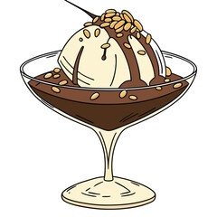 Hazelnut Praline Affogato – A Decadent Coffee Dessert