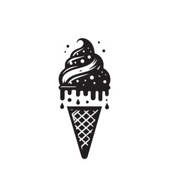 ice cream vector illustration