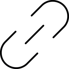 Link icon, attach link chain icon . internet url icon symbol . connection, attachment, connect, hyperlink icons button