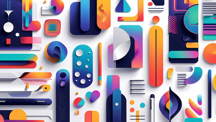 Abstract polygonal background