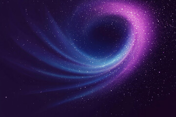 Obraz premium Cosmic swirl of purple and blue hues