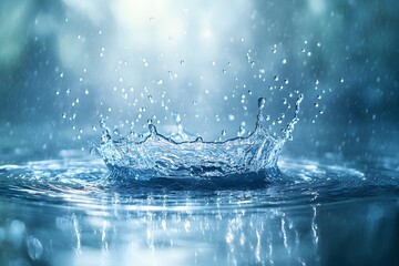 Water Splash Aesthetic: Droplet Dynamics and Liquid Motion for Design Applications