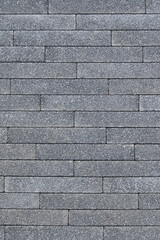 paving stone gray top view close up