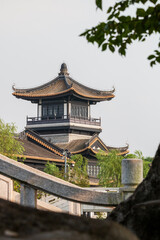Fototapeta premium chinese pavilion in the park