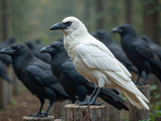 white crow