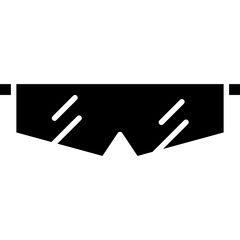 Safety Glasses icon single vector illustration
