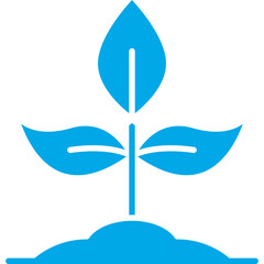 Planting icon single vector illustration