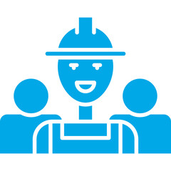 Workers icon single vector illustration