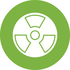 Hazard icon single vector illustration