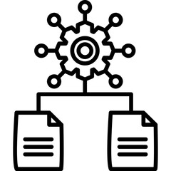 Fototapeta premium Conceptual Frameworks Icon