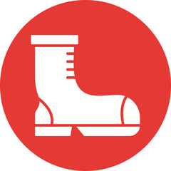 Boots icon single vector illustration