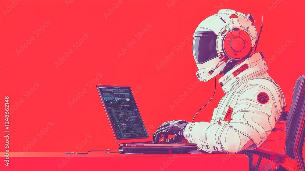 Poster ai automation revolution, exploring the evolution of remote work through intelligent automation, fea