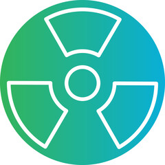 Hazard icon single vector illustration