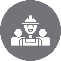 Workers icon single vector illustration