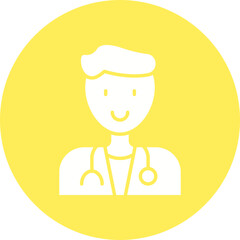 Doctor icon single vector illustration