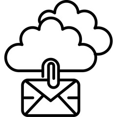 Attach from Cloud Icon