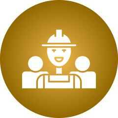 Workers icon single vector illustration