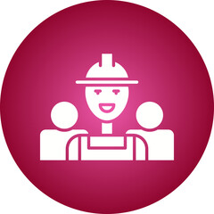 Workers icon single vector illustration